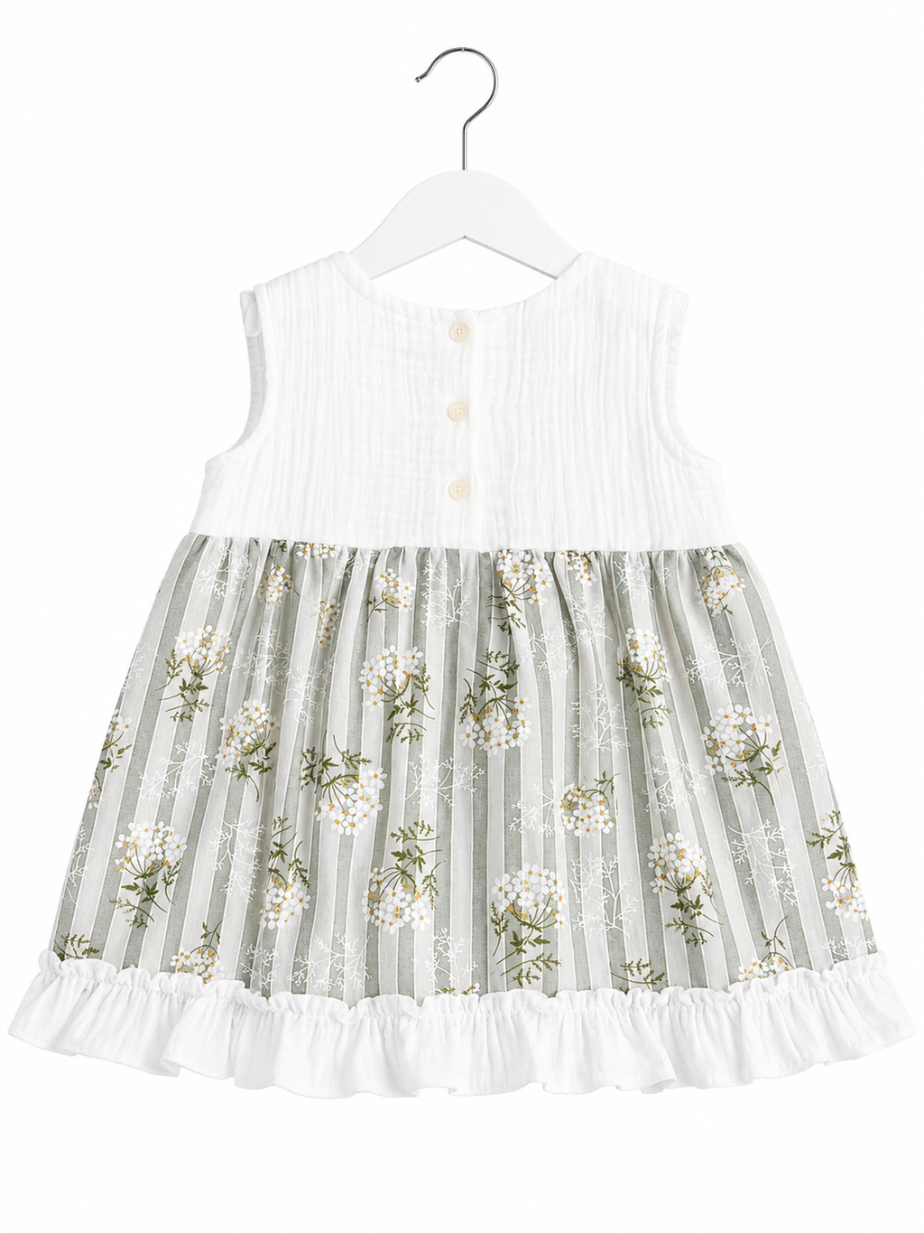 Sage Blossom Dress