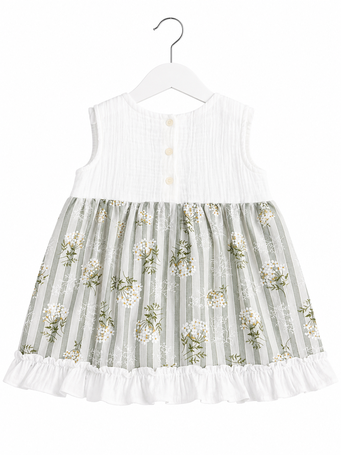 Sage Blossom Dress