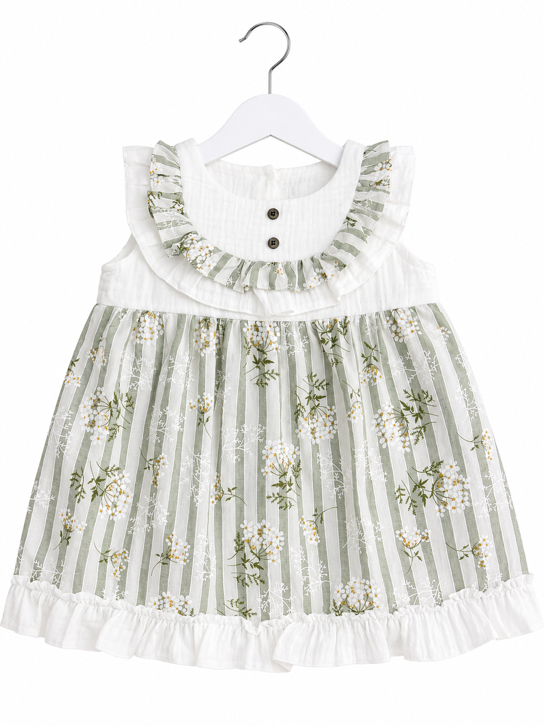Sage Blossom Dress