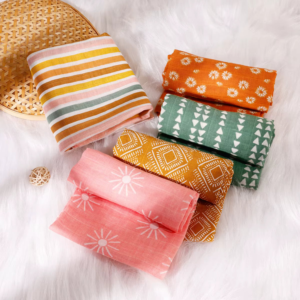 Cotton Bamboo Muslin Cloths